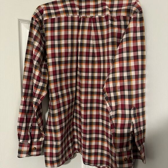 Orvis Men's Multicolor Plaid Shirt Long Sleeve Button Down -Large - Picture 4 of 6